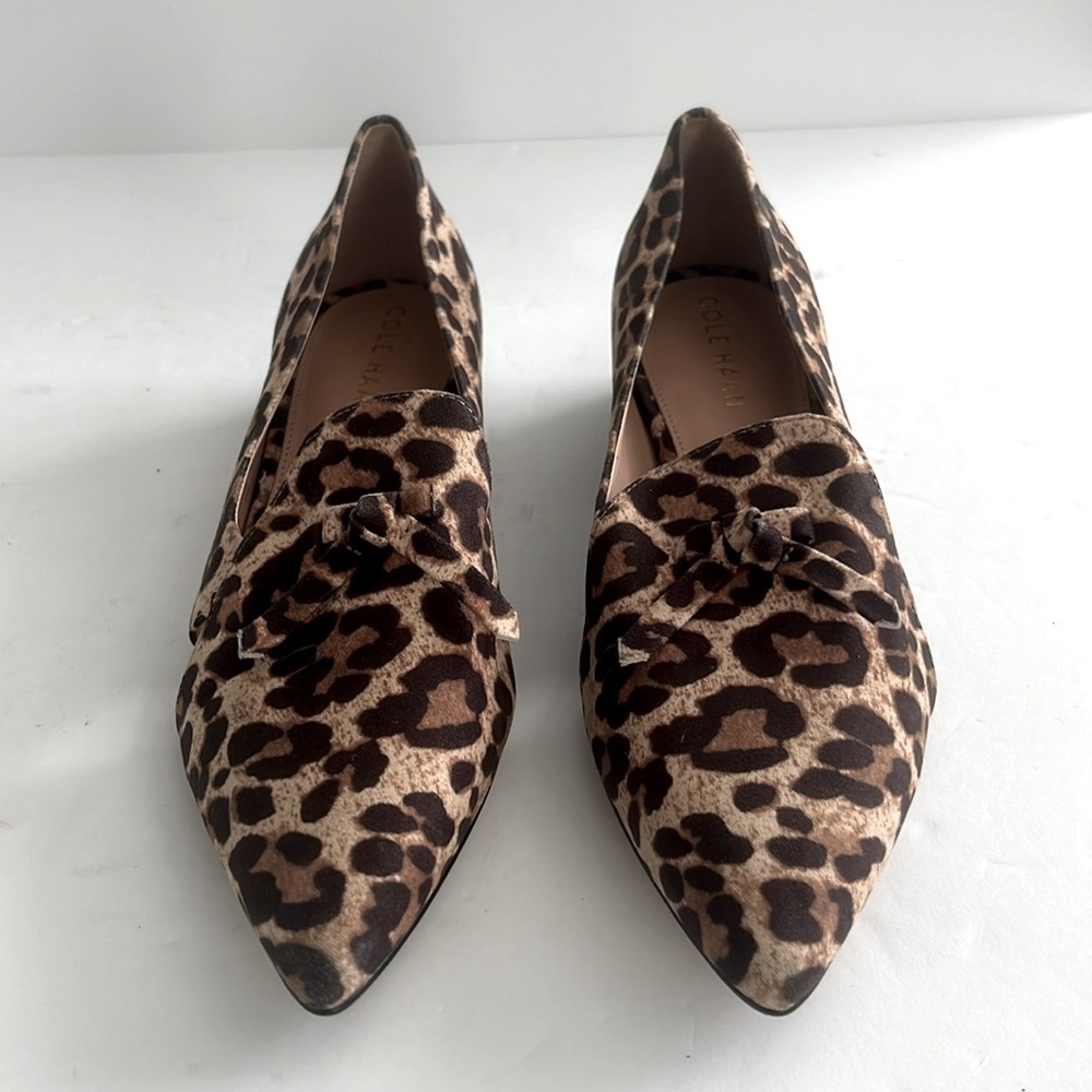 Cole Haan Shoes $100 Women Viola Skimmer Cheetah Print Dress Shoes Size 5.5 New - Picture 9 of 11